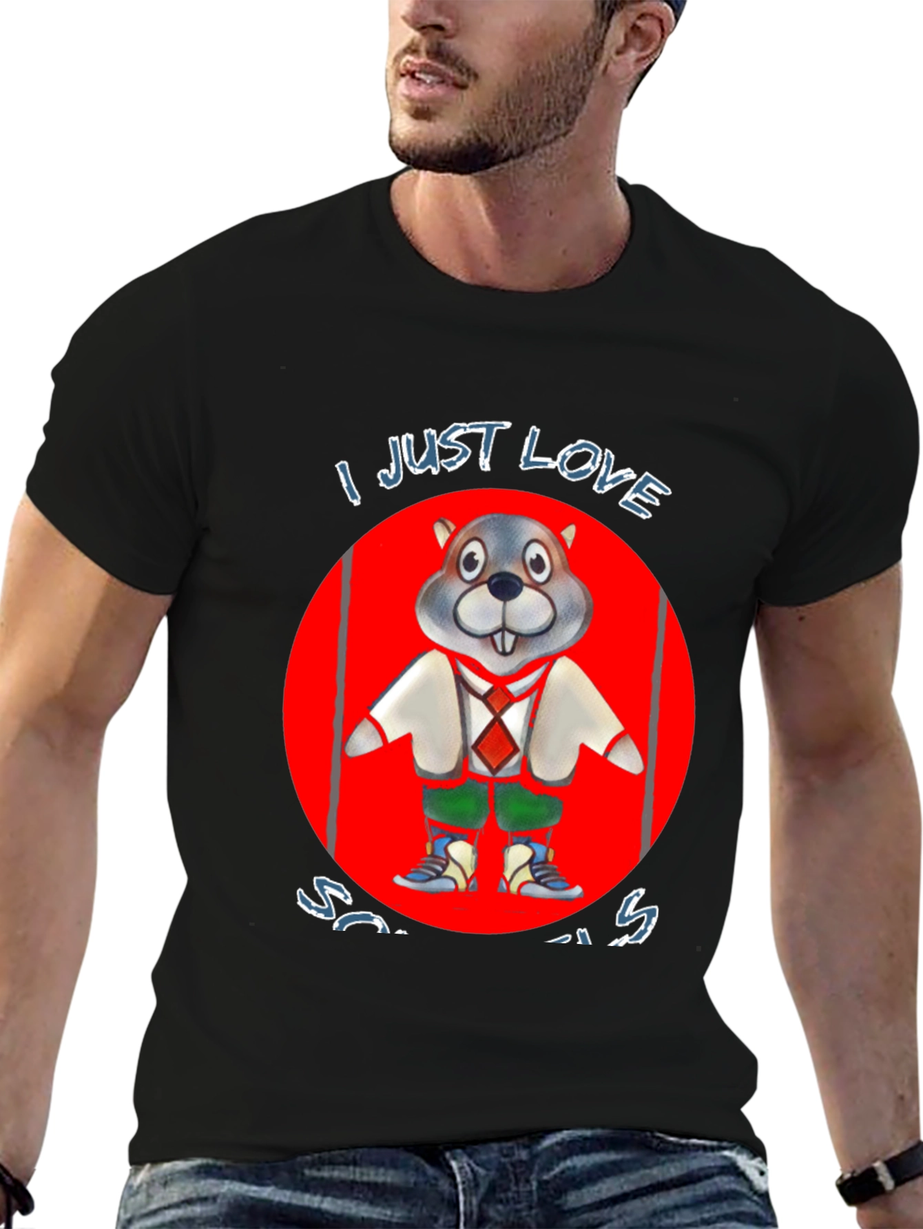 I Just Love Beavers Graphic T-Shirt