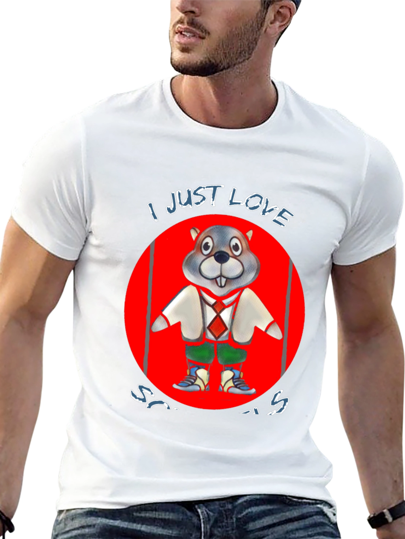 I Just Love Beavers Graphic T-Shirt