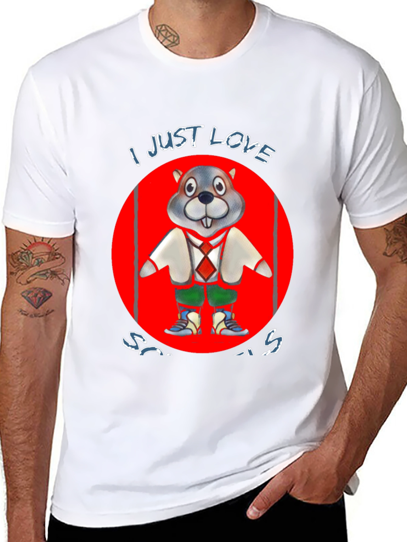 I Just Love Beavers Graphic T-Shirt