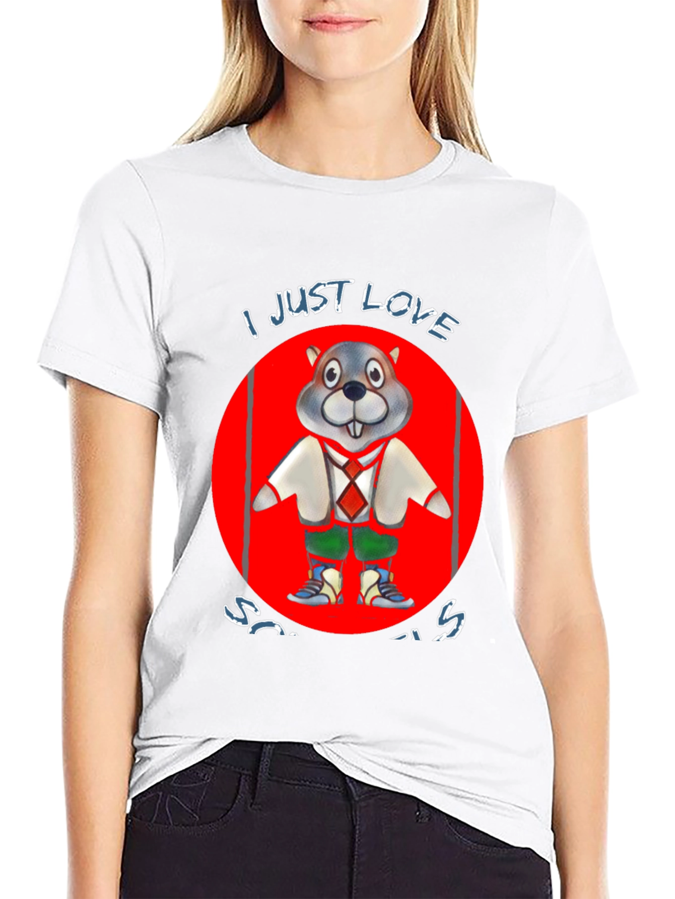 I Just Love Beavers Graphic T-Shirt