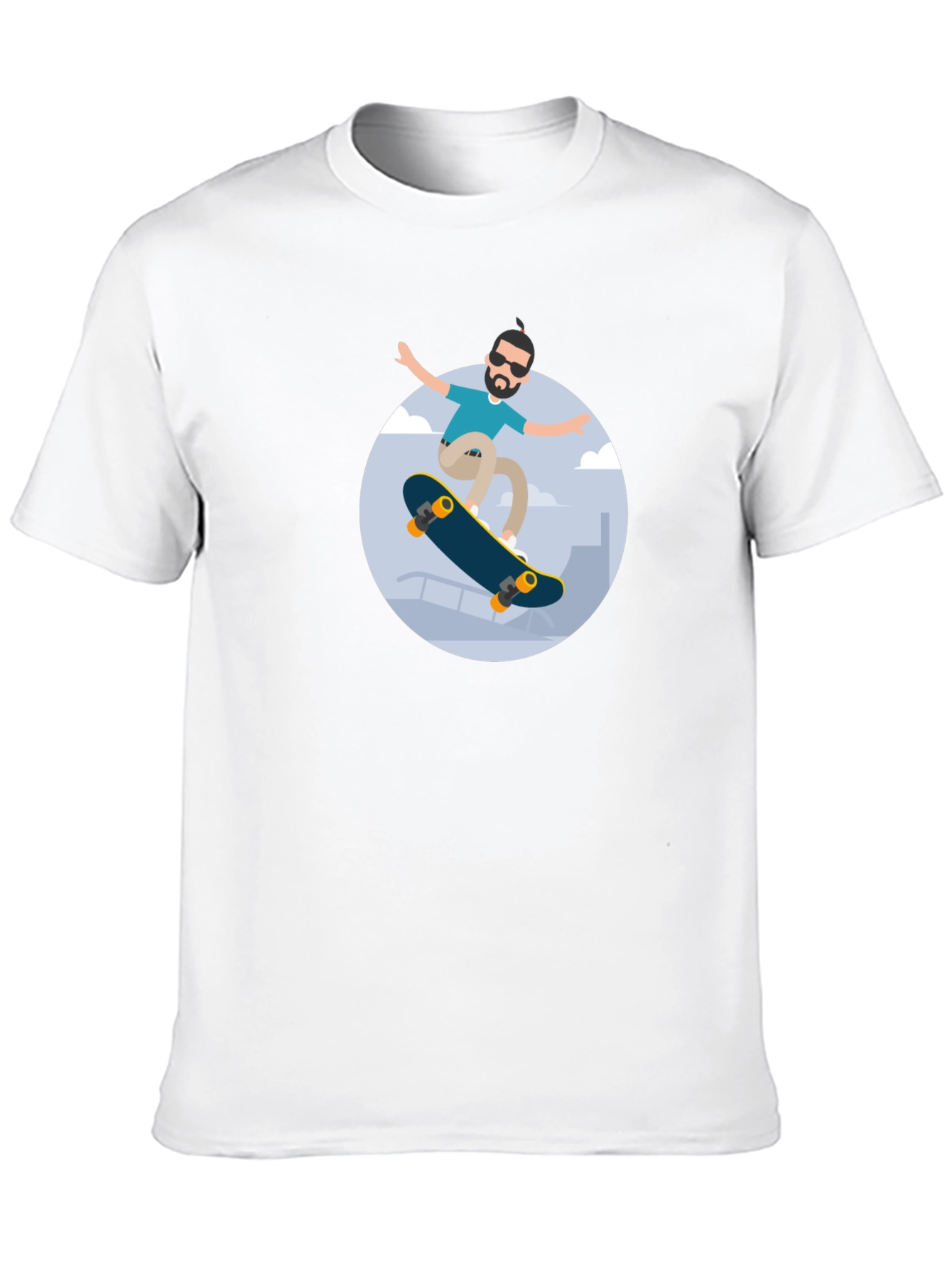 Skater Graphic Black T-Shirt