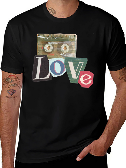 Retro Mixtape Love T-Shirt - Vintage Graphic Tee