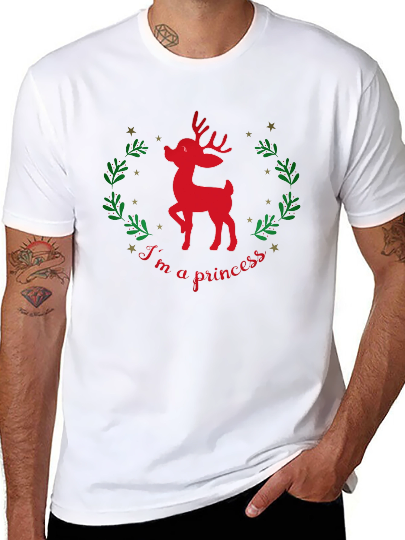 Im a Princess Deer Christmas T-Shirt