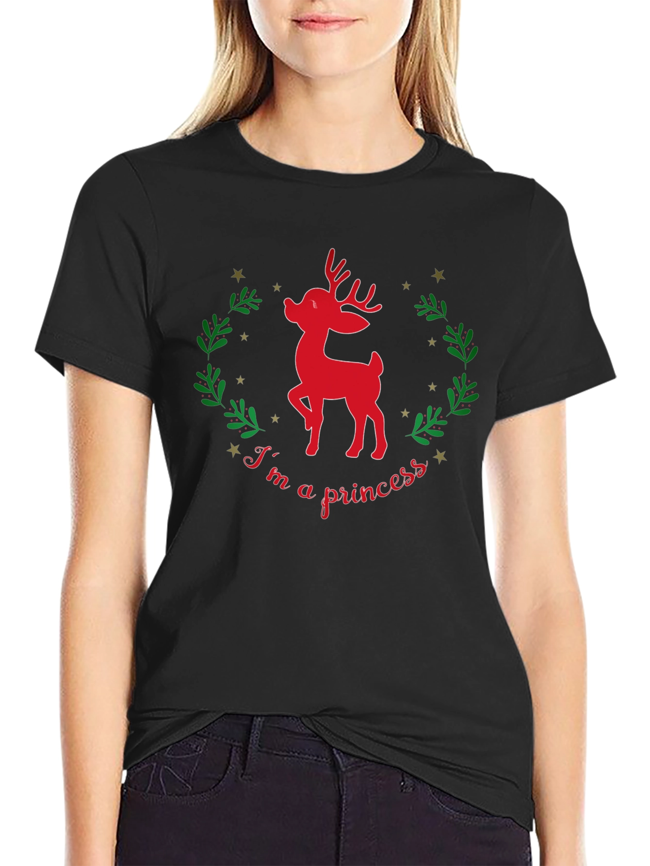 Im a Princess Deer Christmas T-Shirt