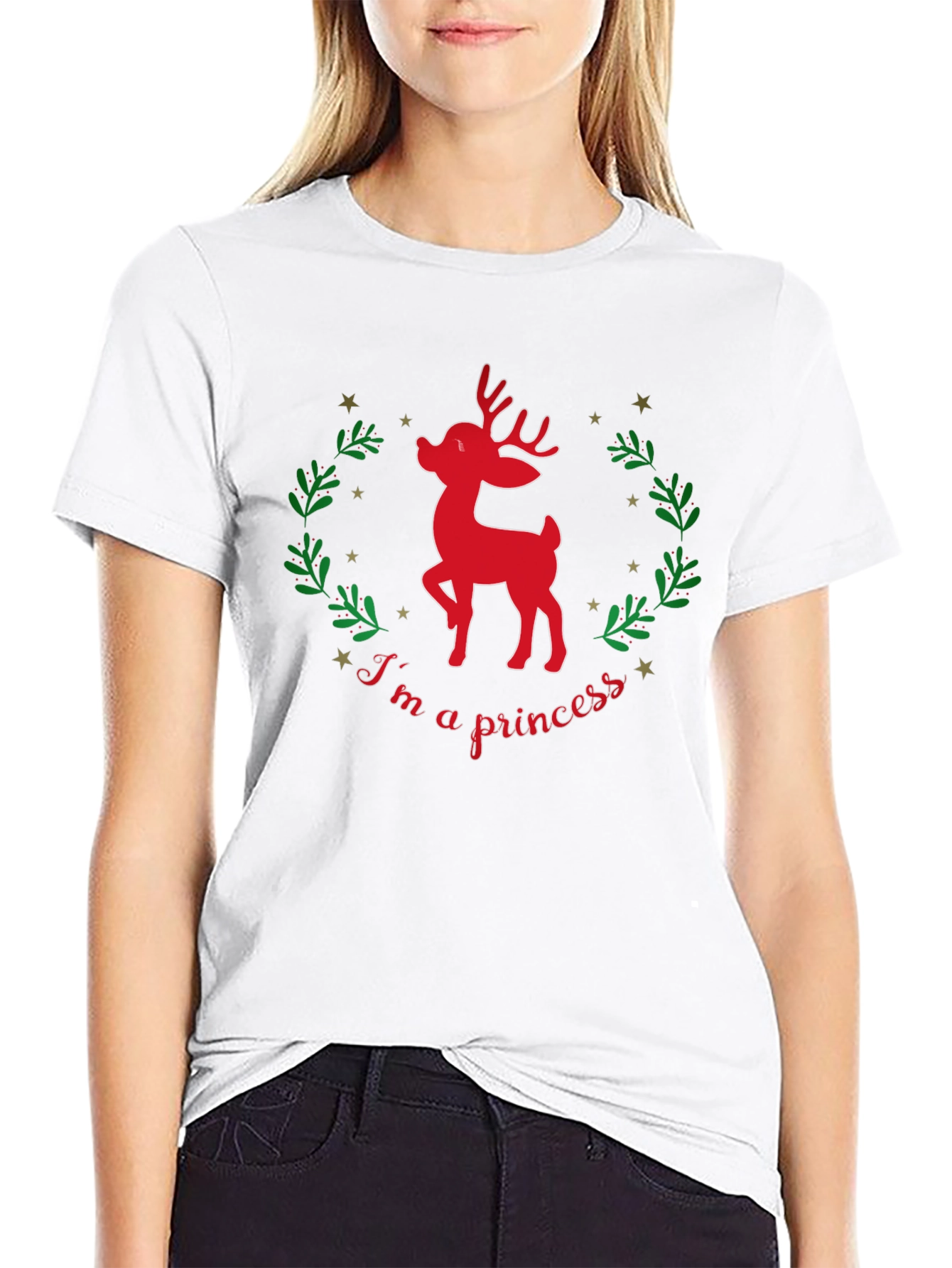 Im a Princess Deer Christmas T-Shirt