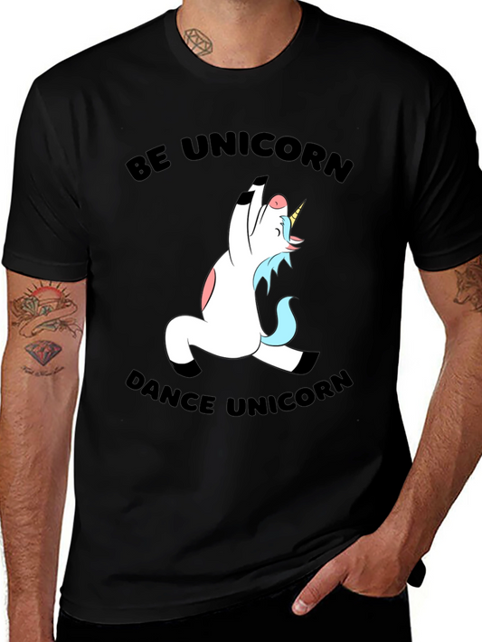 Be Unicorn Dance Unicorn Black T-Shirt
