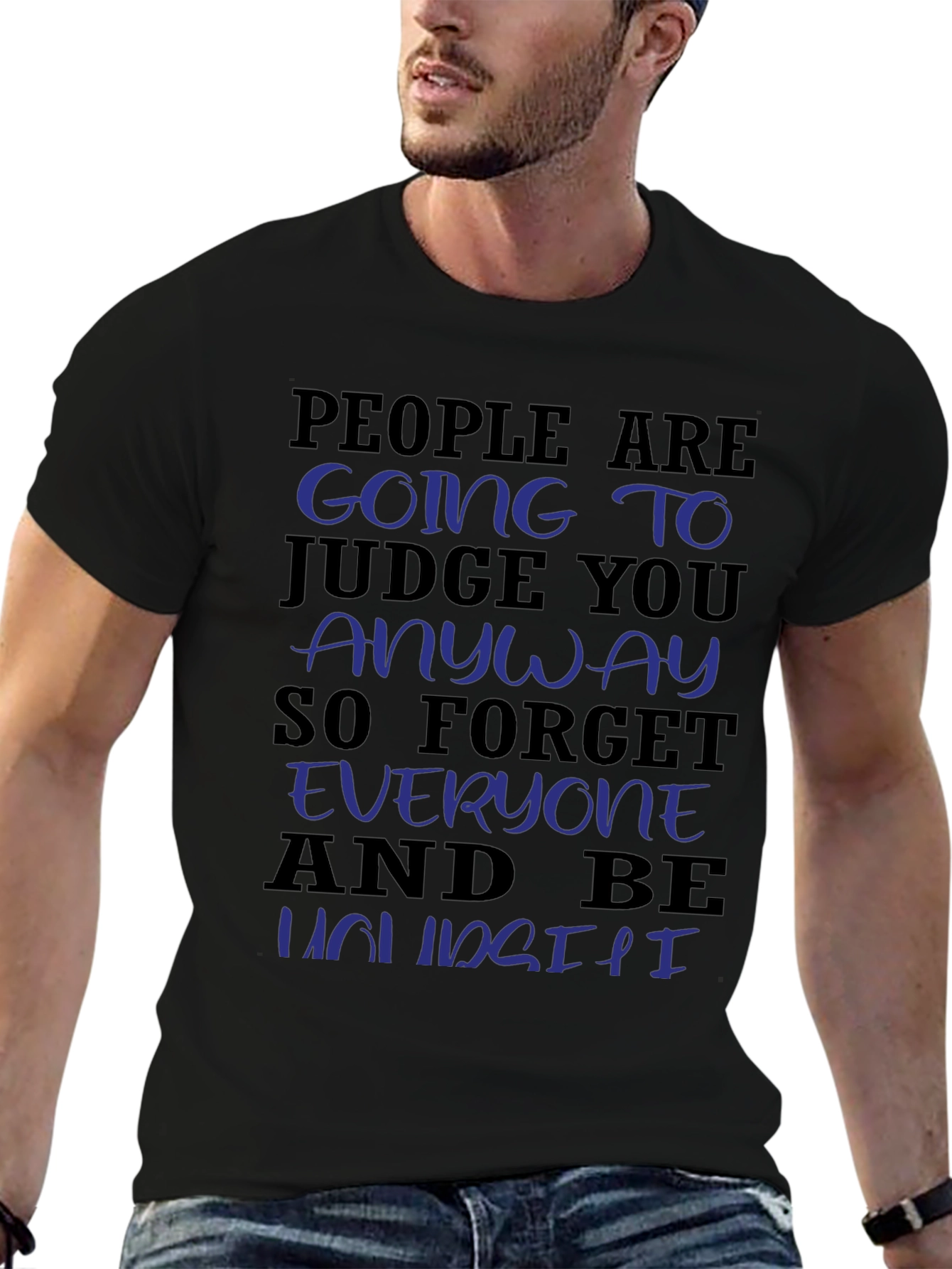 Be Yourself Graphic Tee - Unisex Motivational Shirt