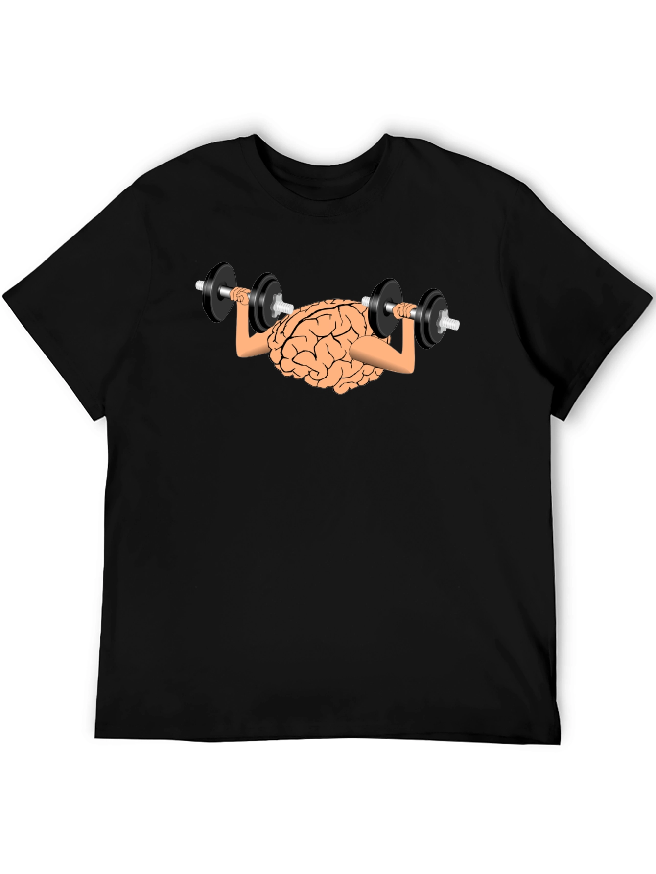 Brain Lifting Dumbbells Black T-Shirt