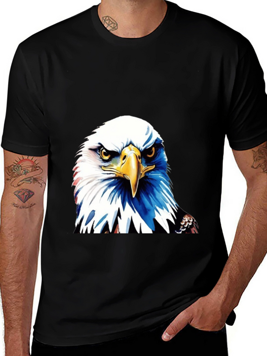Bold Eagle Graphic Tee - Patriotic Style