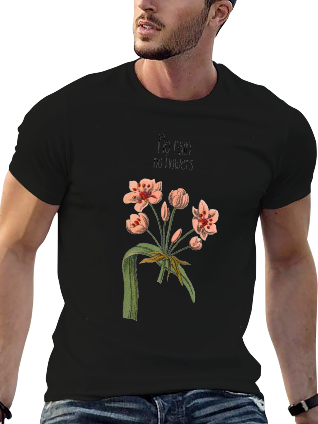 No Rain No Flowers Graphic T-Shirt