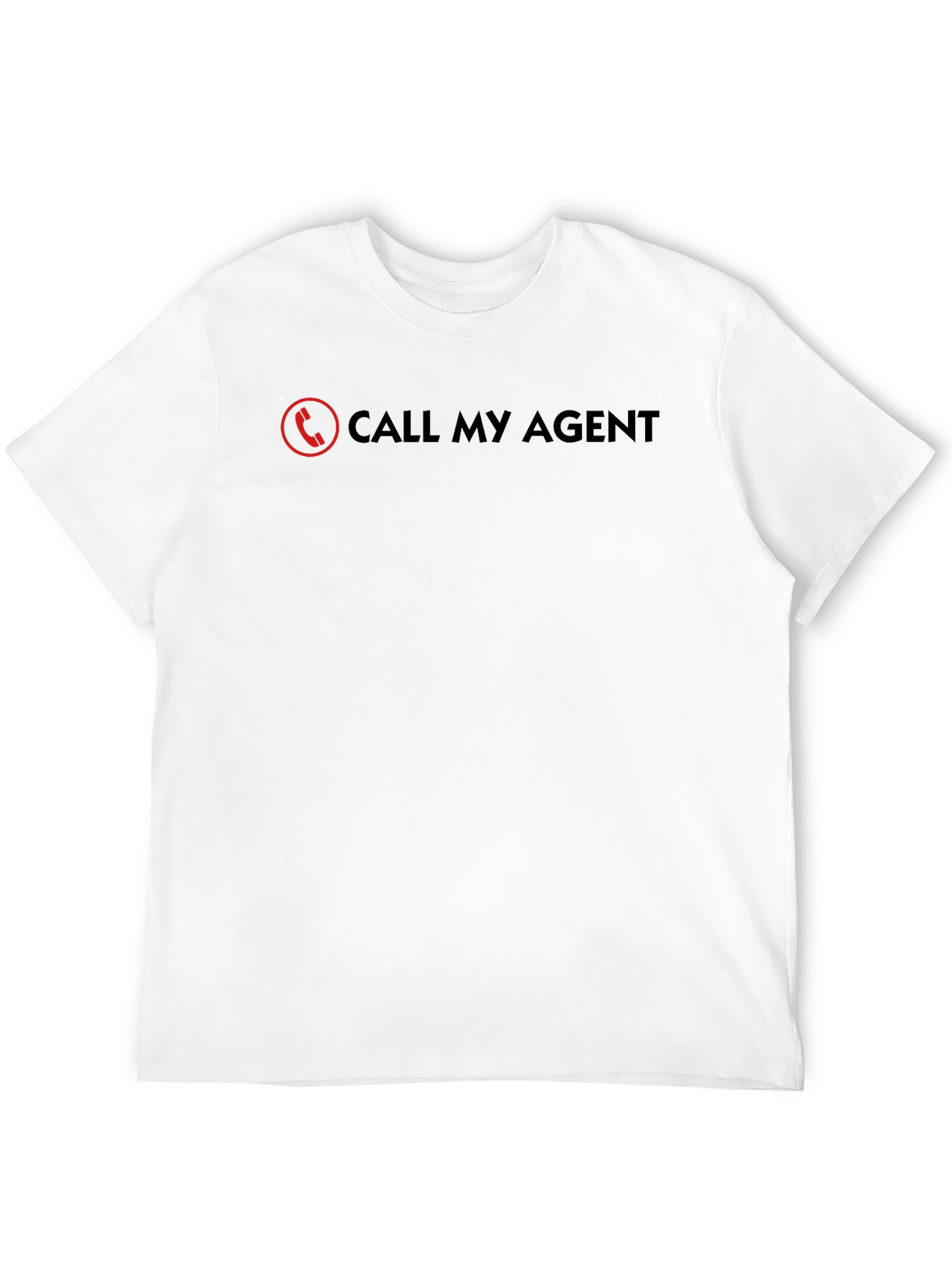 Call My Agent Graphic Tee - Black