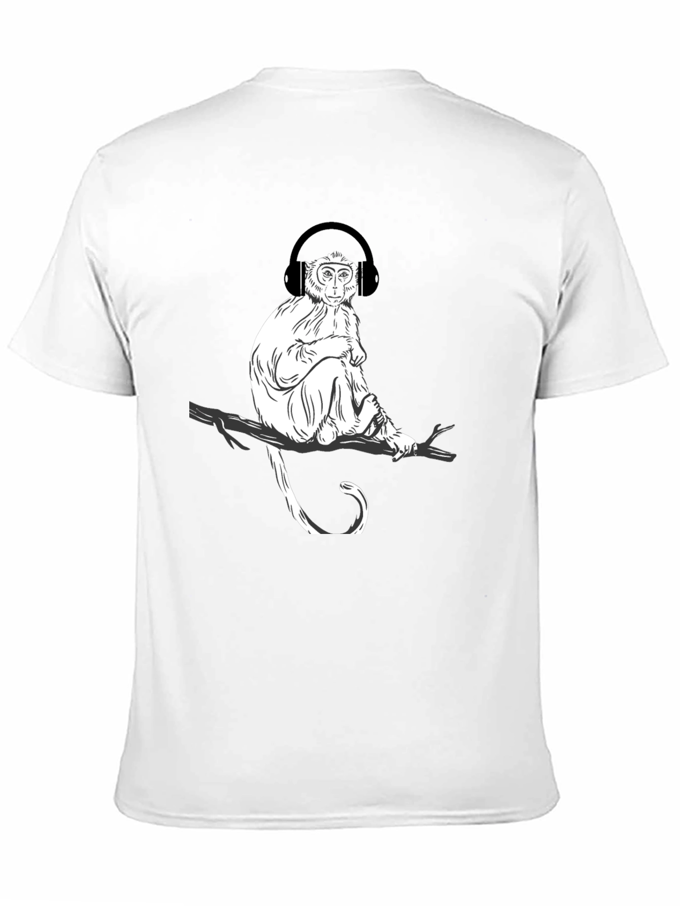 Monkey Music Graphic T-Shirt - Cool Casual Tee