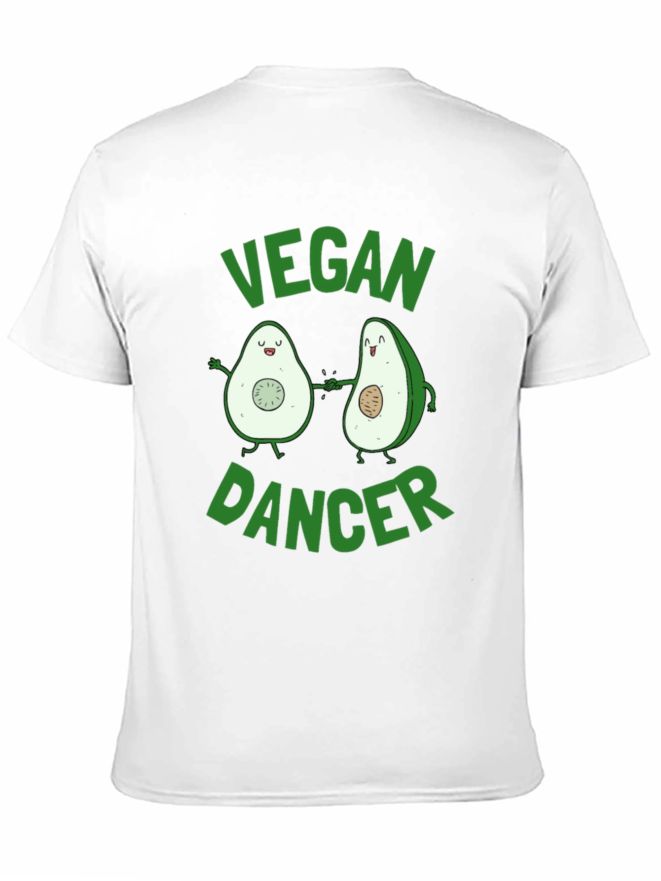 Vegan Dancer Avocado Graphic T-Shirt