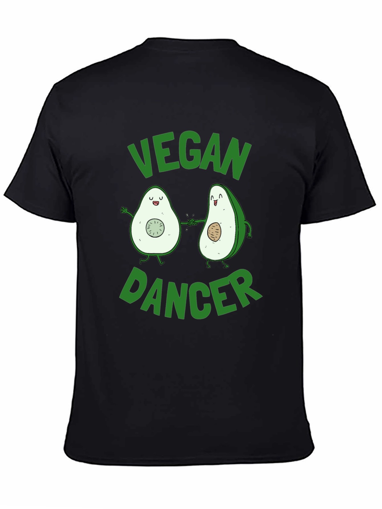 Vegan Dancer Avocado Graphic T-Shirt