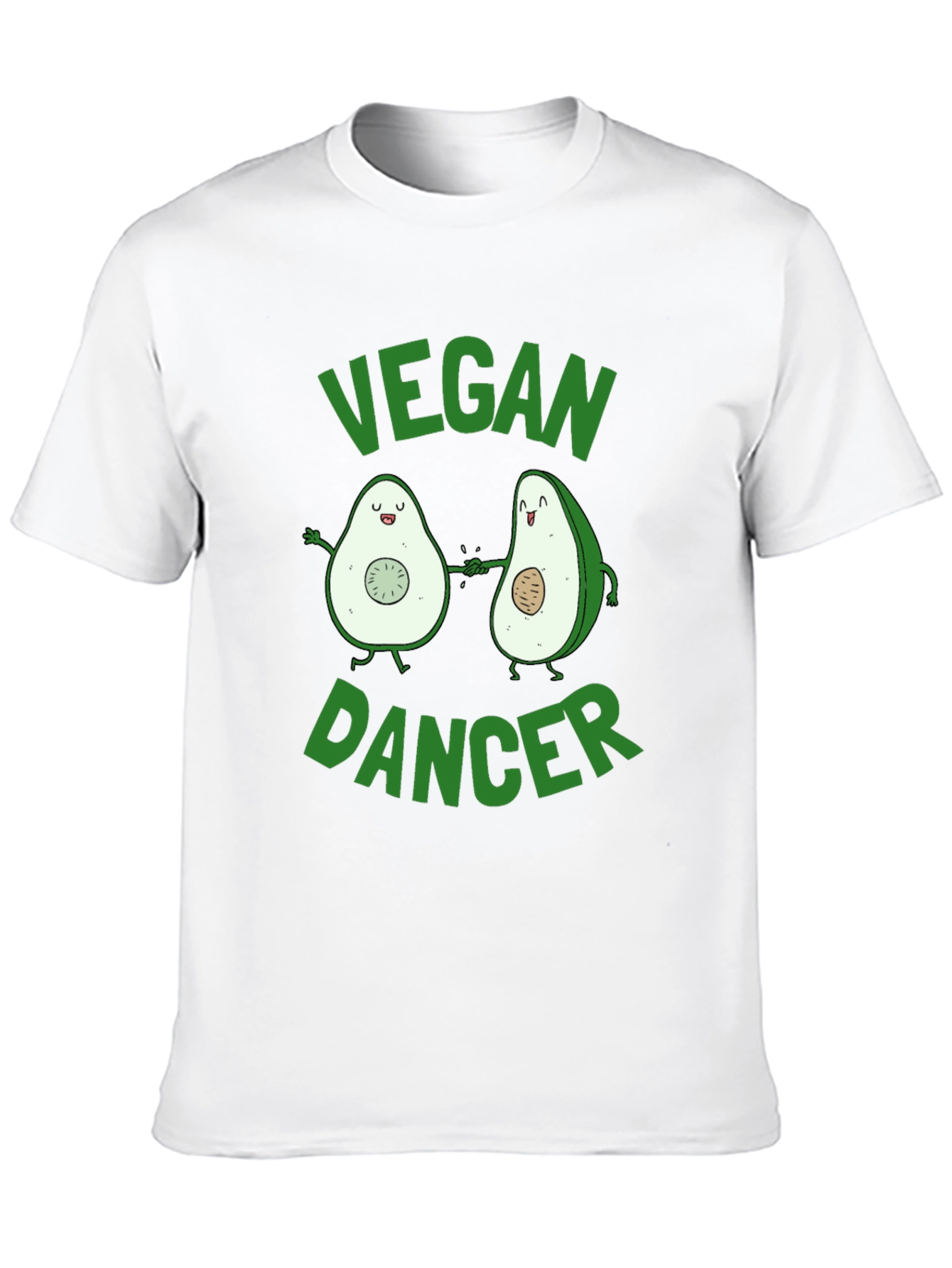 Vegan Dancer Avocado Graphic T-Shirt