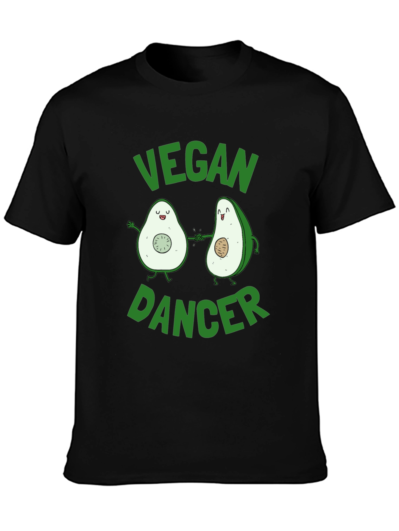 Vegan Dancer Avocado Graphic T-Shirt