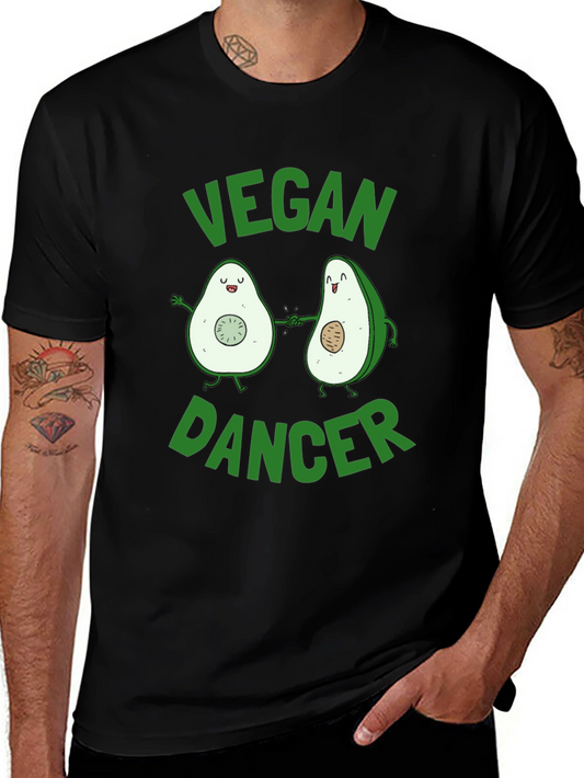 Vegan Dancer Avocado Graphic T-Shirt
