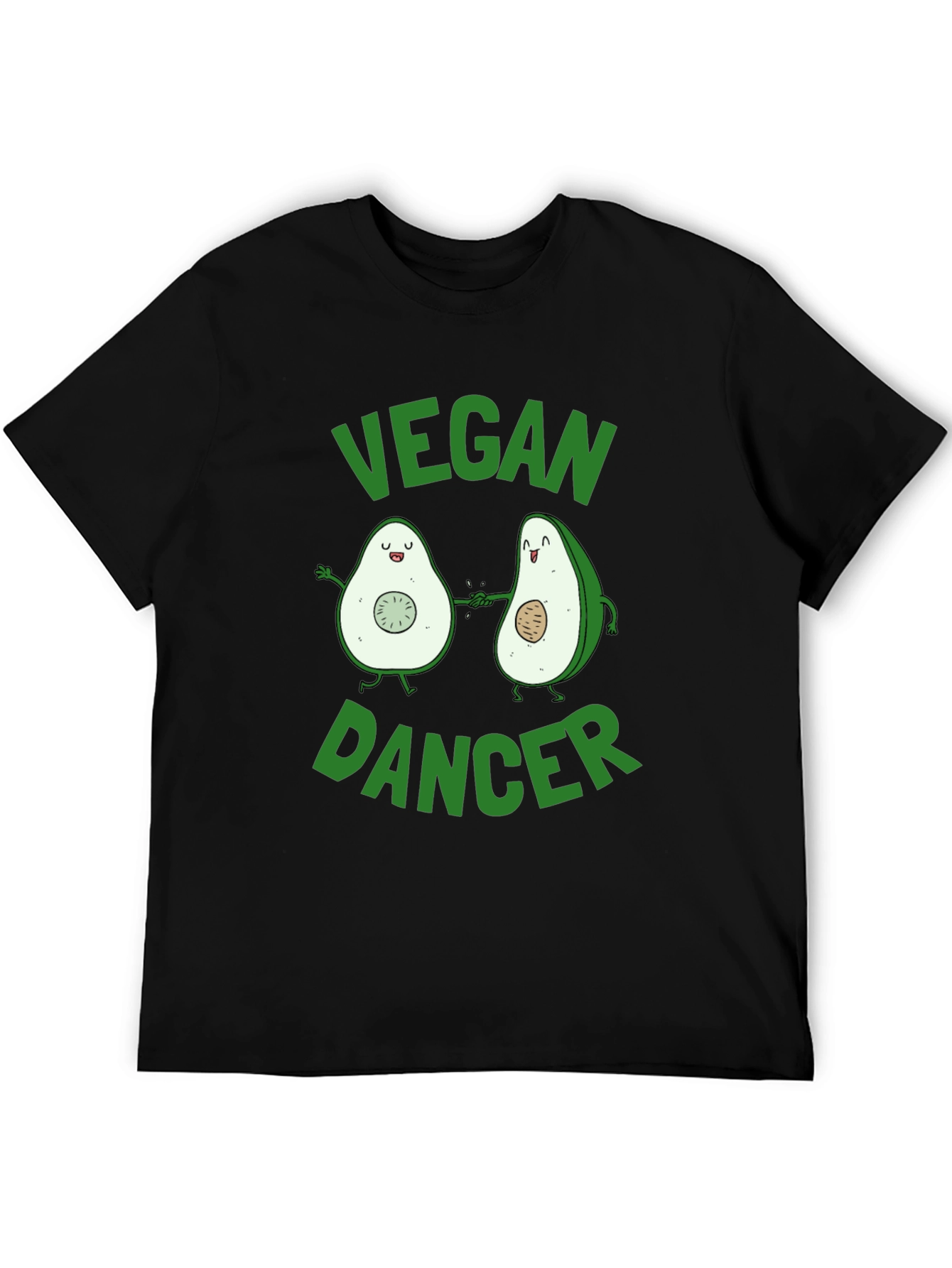 Vegan Dancer Avocado Graphic T-Shirt