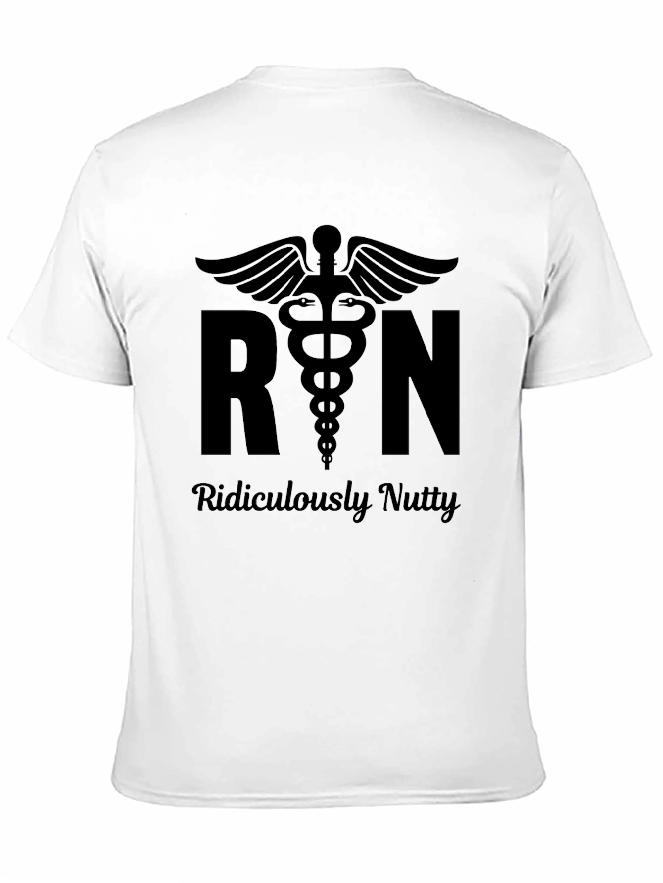 RN Ridiculously Nutty Black T-Shirt