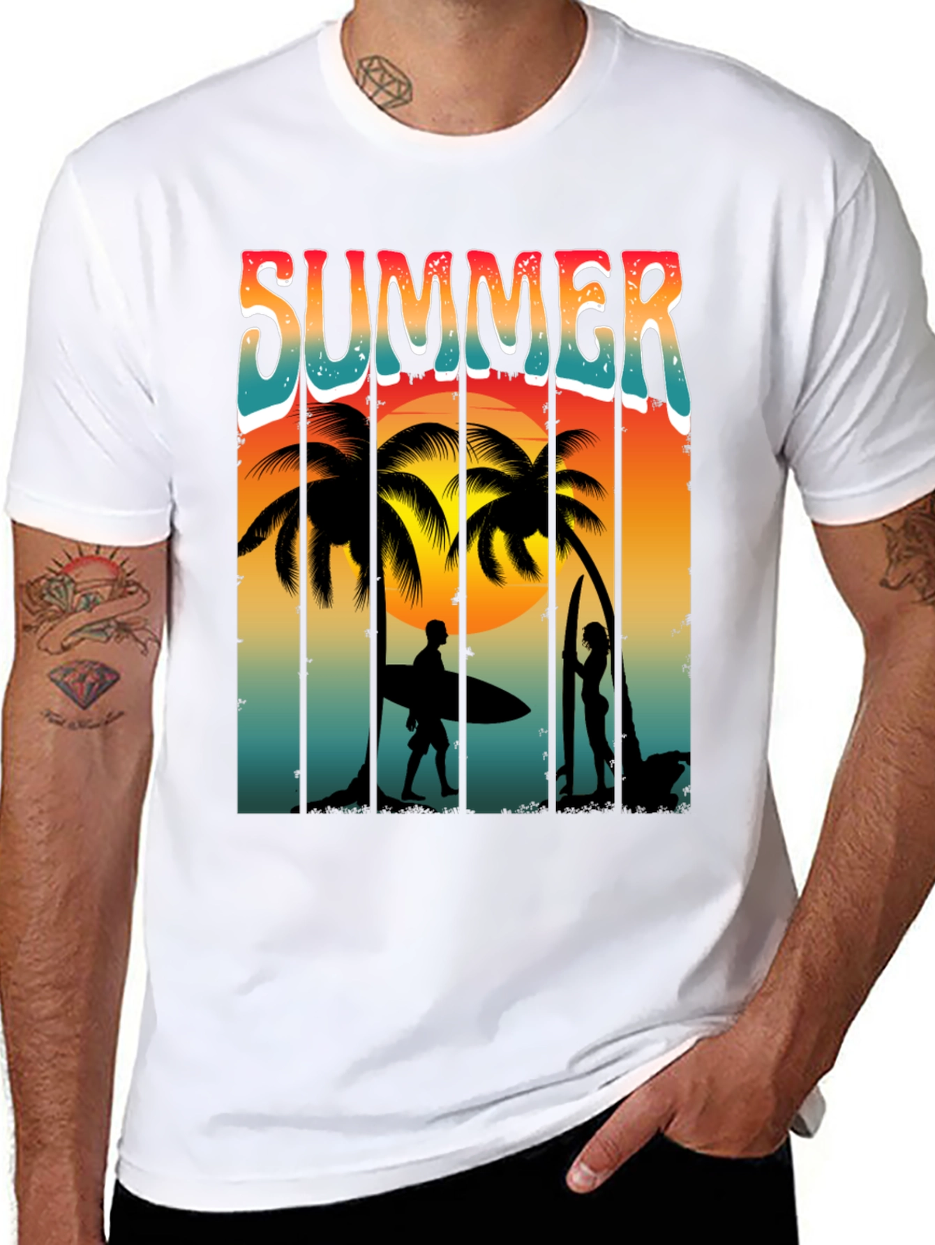 Summer Surfer Graphic Tee