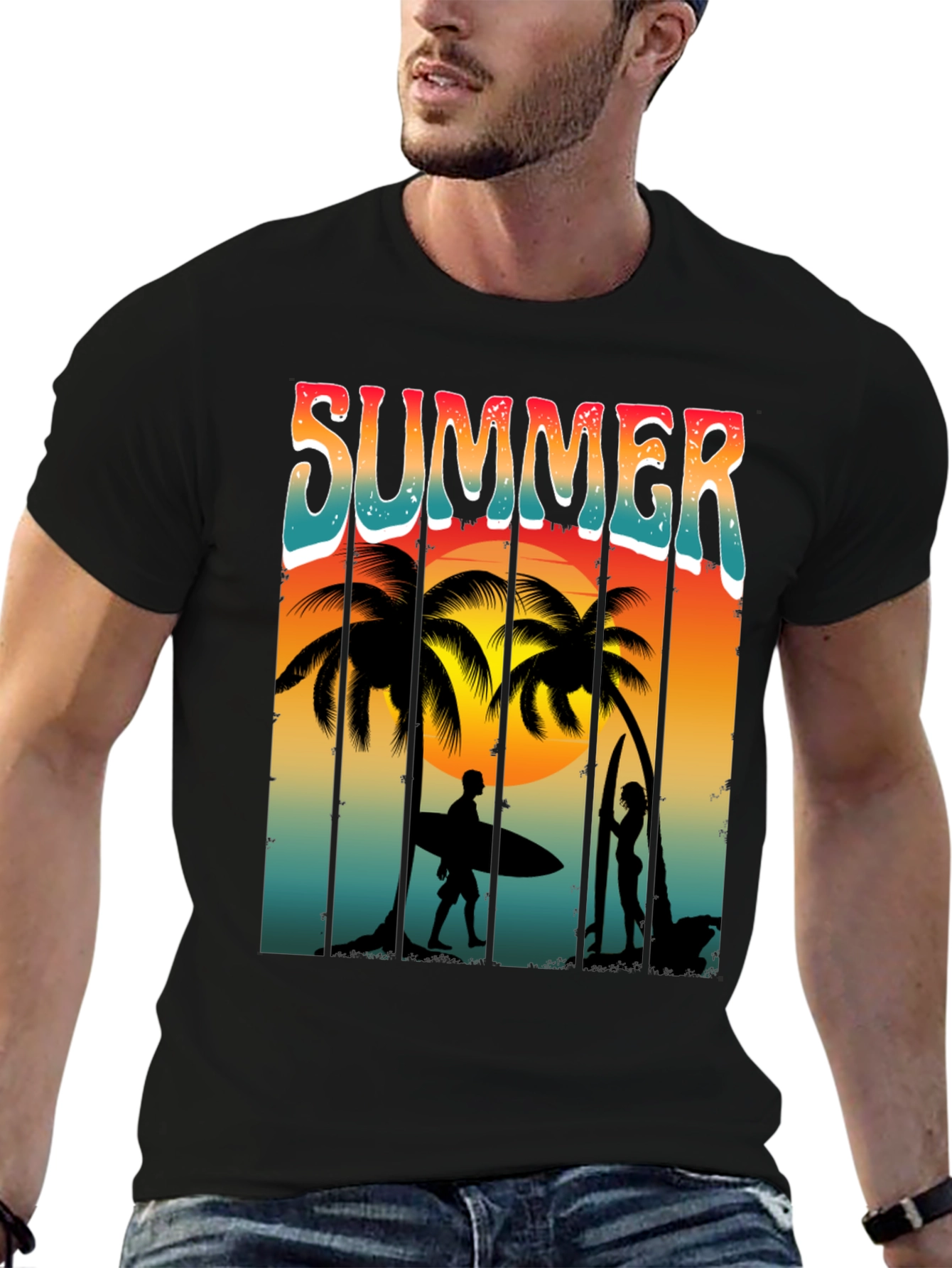 Summer Surfer Graphic Tee