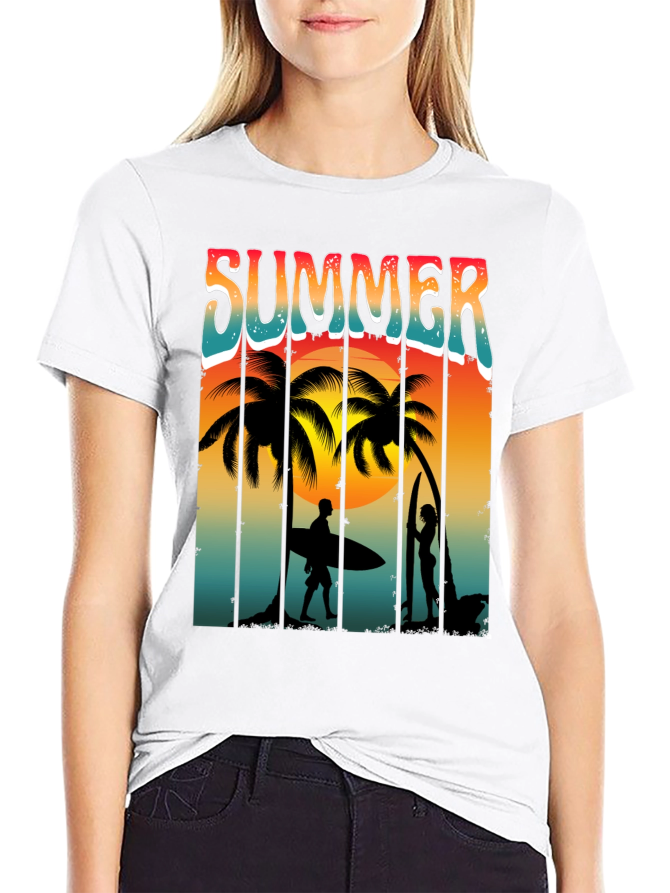 Summer Surfer Graphic Tee