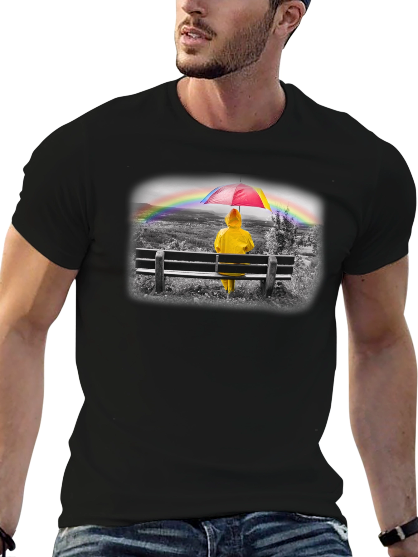 Rainy Day Rainbow T-Shirt