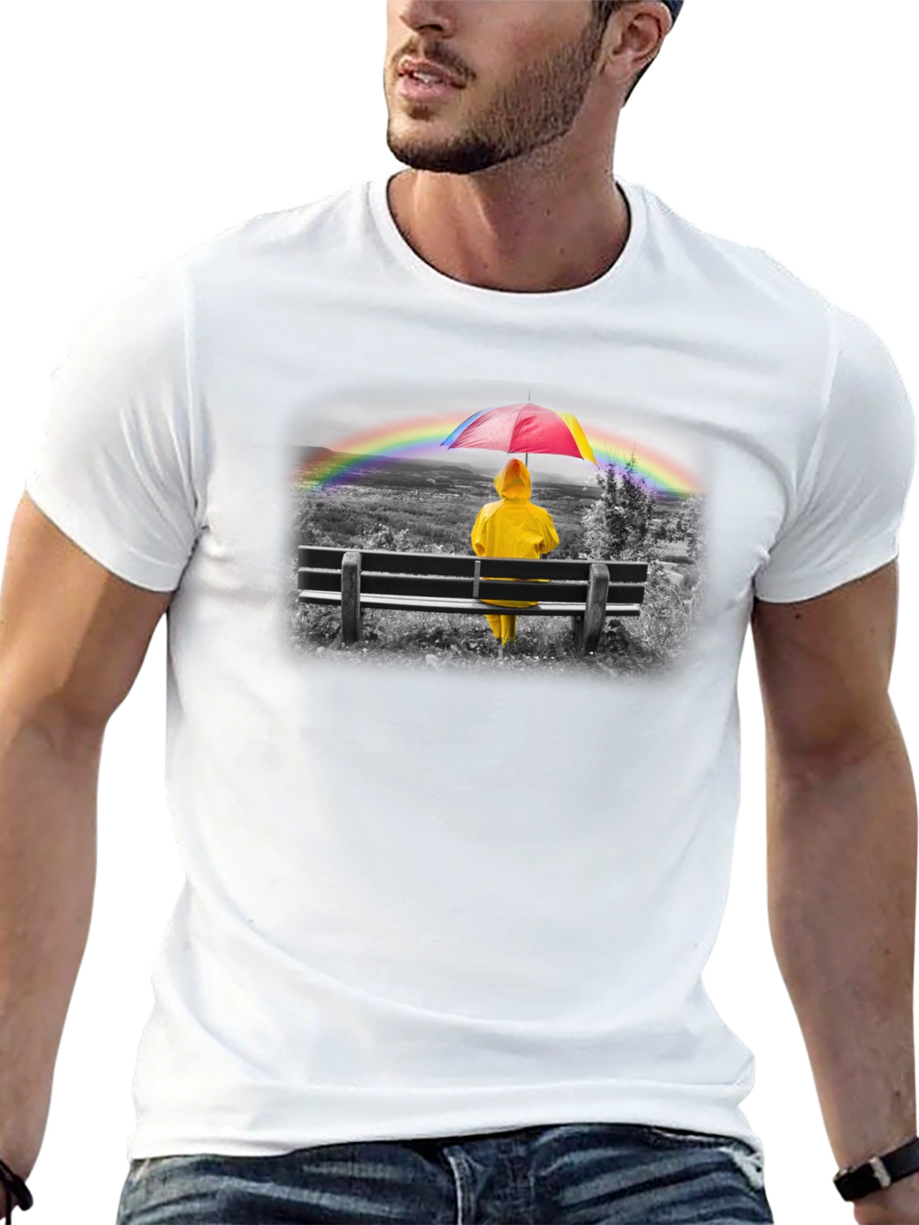 Rainy Day Rainbow T-Shirt