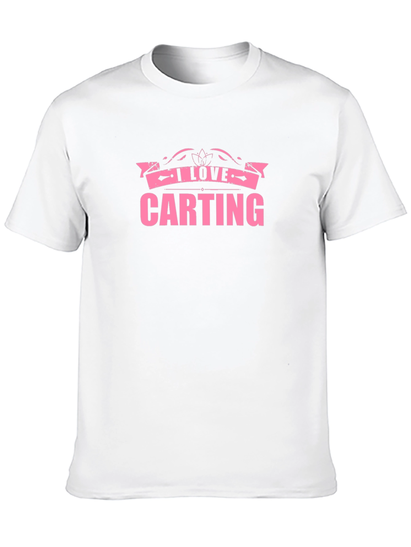 I Love Carting Black T-Shirt