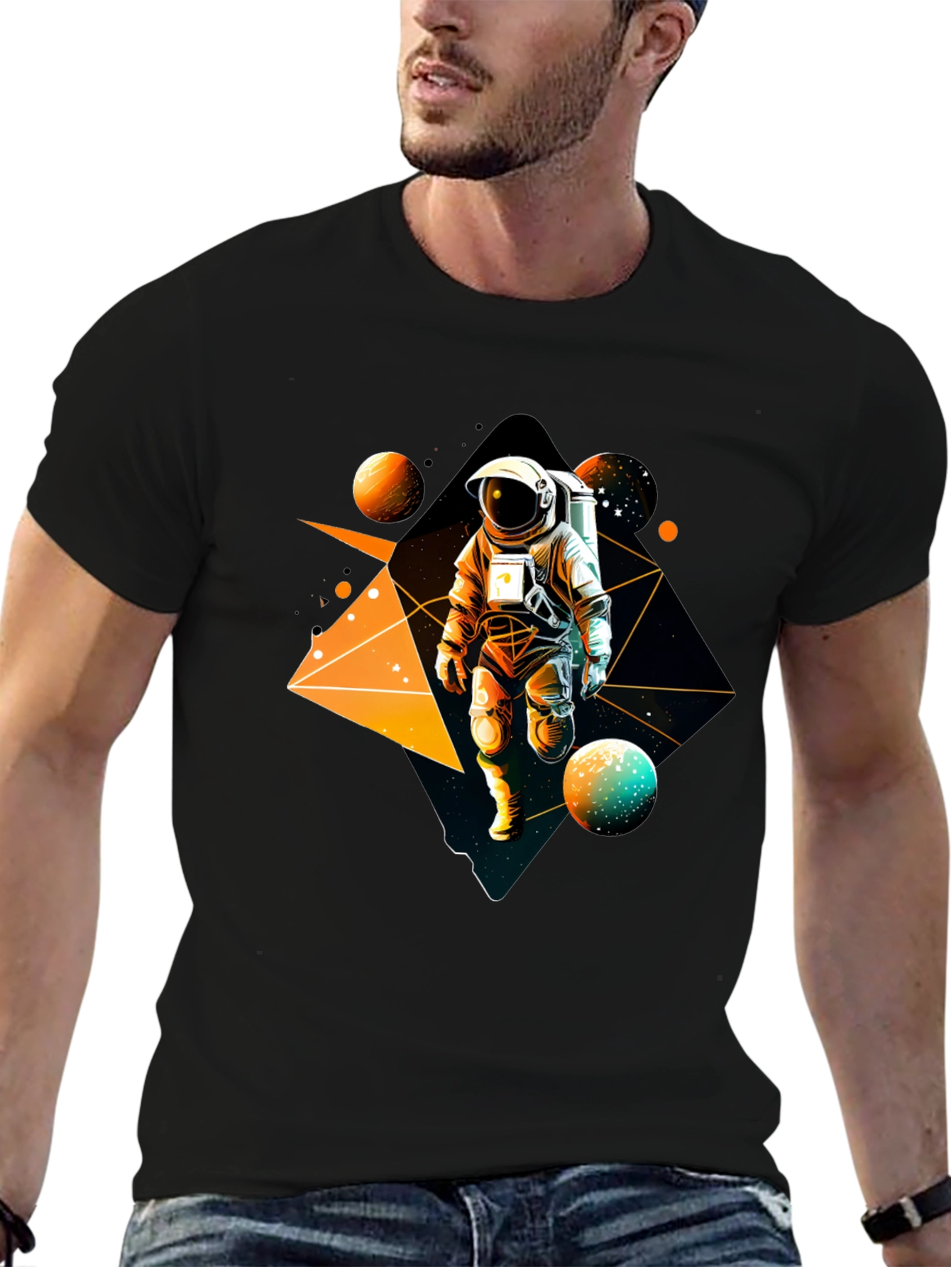 Astronaut Galaxy T-Shirt - Space Adventure Tee