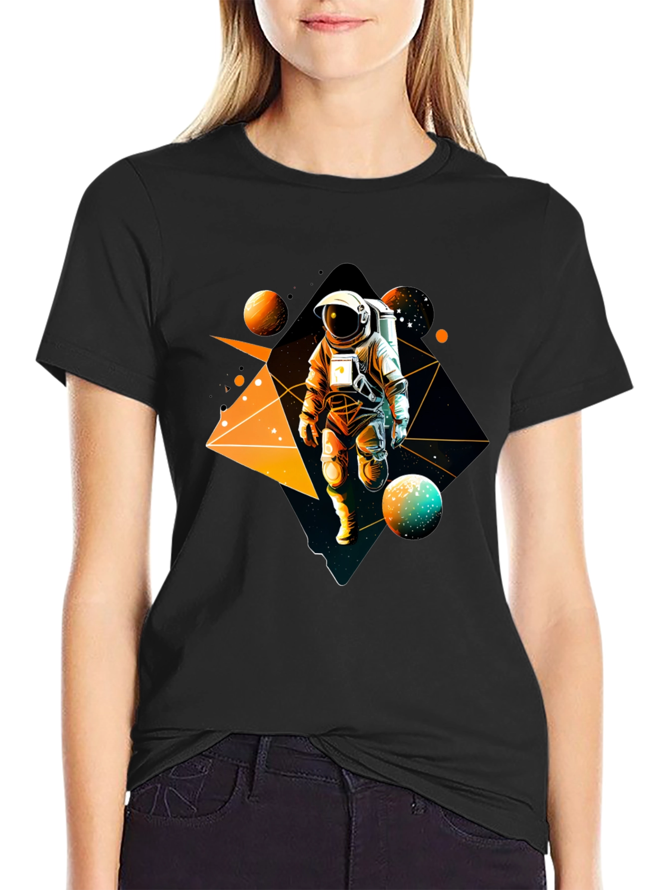 Astronaut Galaxy T-Shirt - Space Adventure Tee