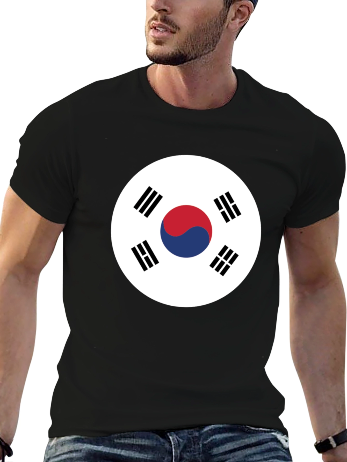 South Korea Flag Graphic T-Shirt
