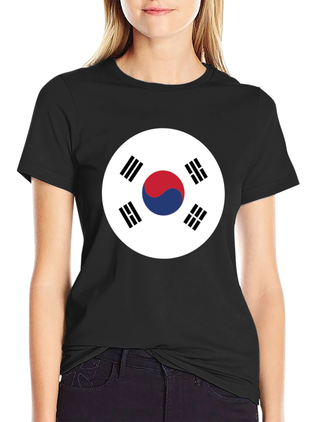 South Korea Flag Graphic T-Shirt