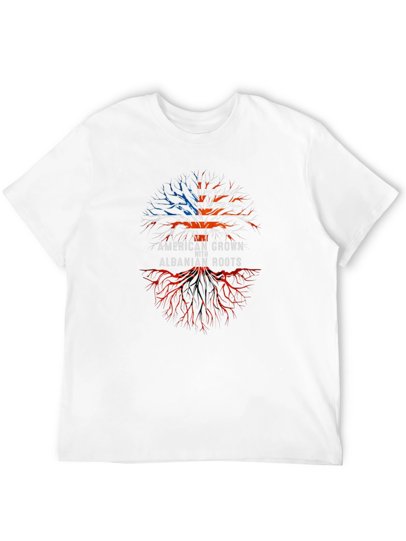 American Grown with Albanian Roots Graphic Tee