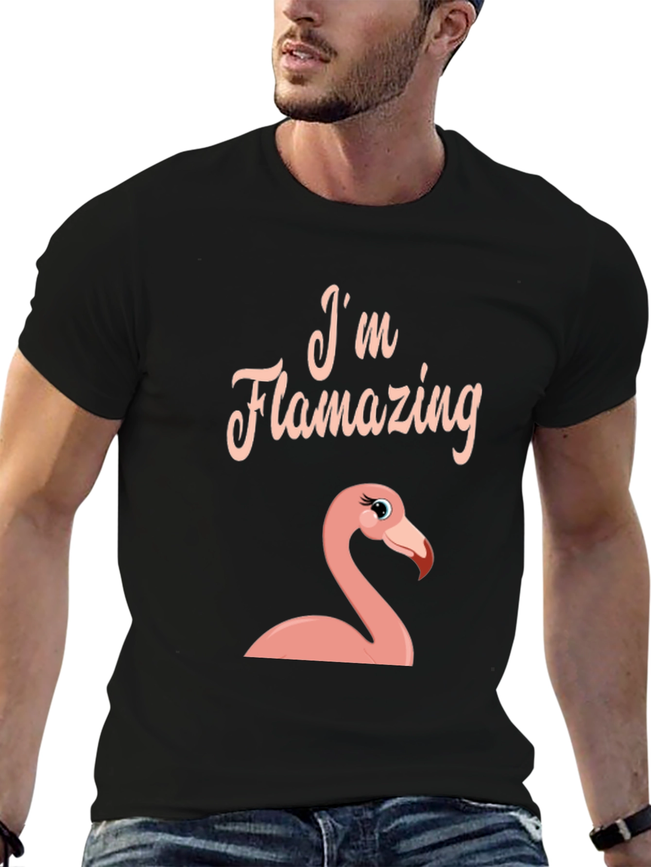 Flamazing T-Shirt - Flamingo Graphic Tee