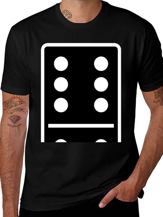 Domino Six Graphic T-Shirt - Casual Style