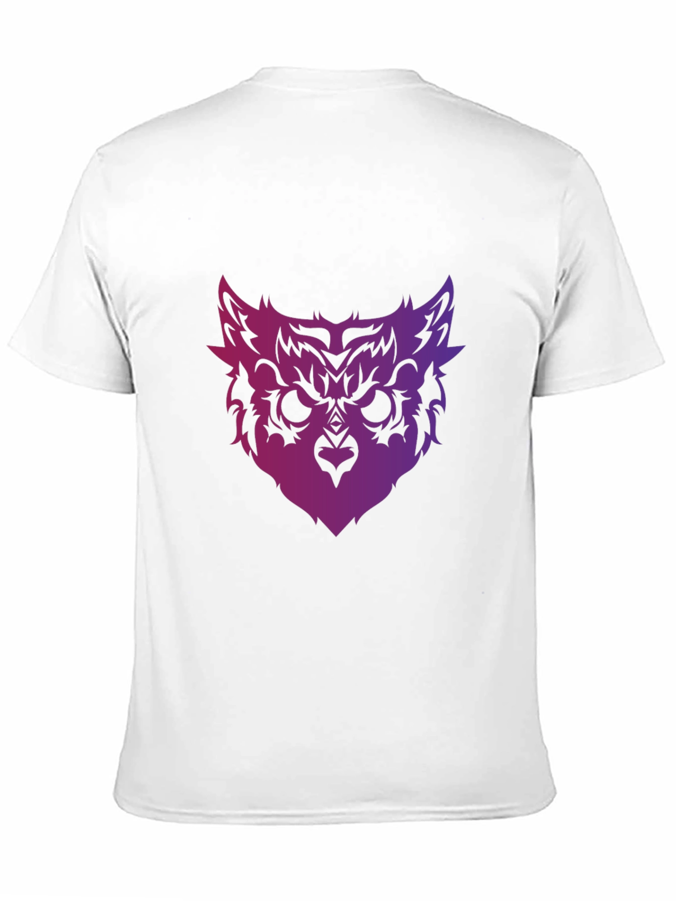 Owl Face Graphic Tee - Mens Black T-Shirt