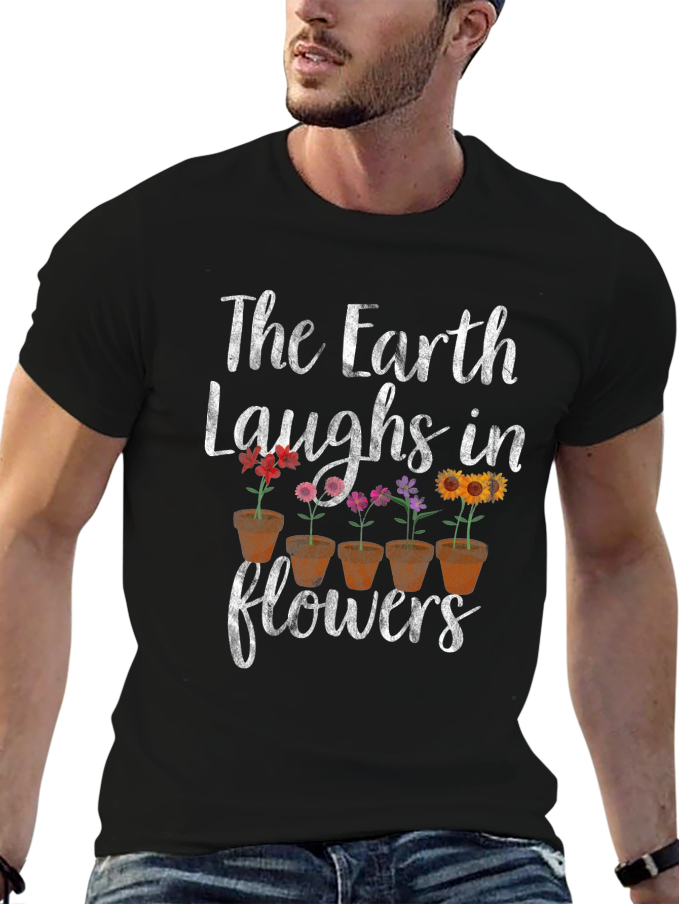 Earth Laughs in Flowers Graphic Tee