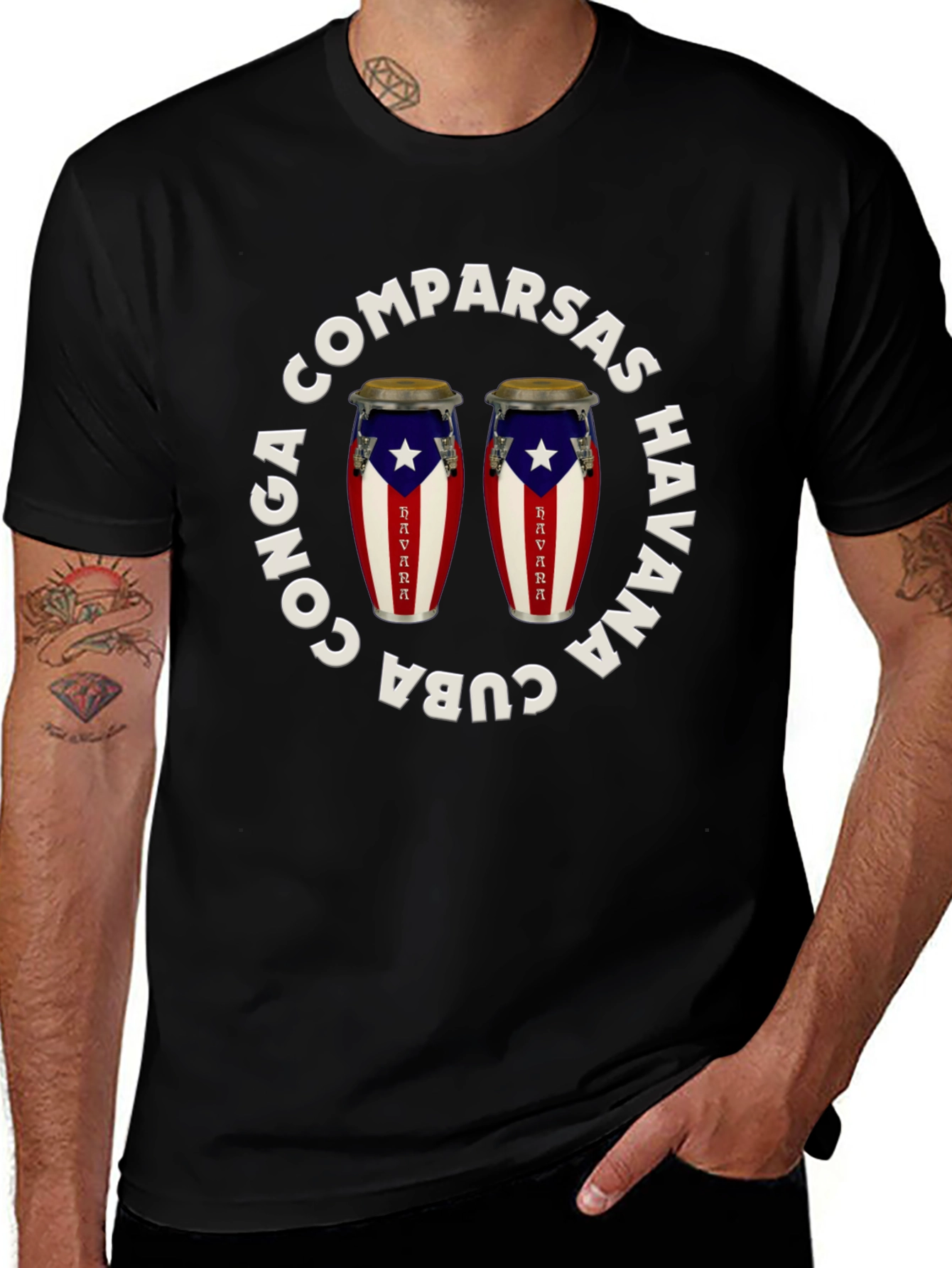 Cuba Conga Comparsas Havana T-Shirt