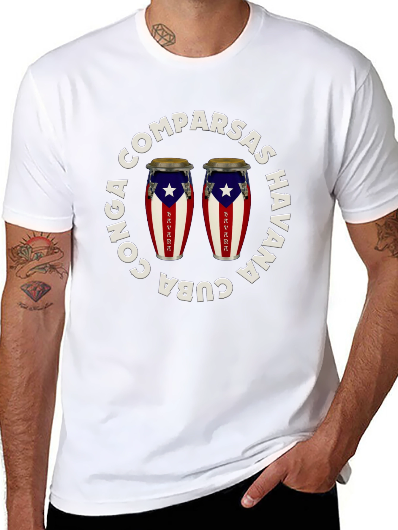 Cuba Conga Comparsas Havana T-Shirt