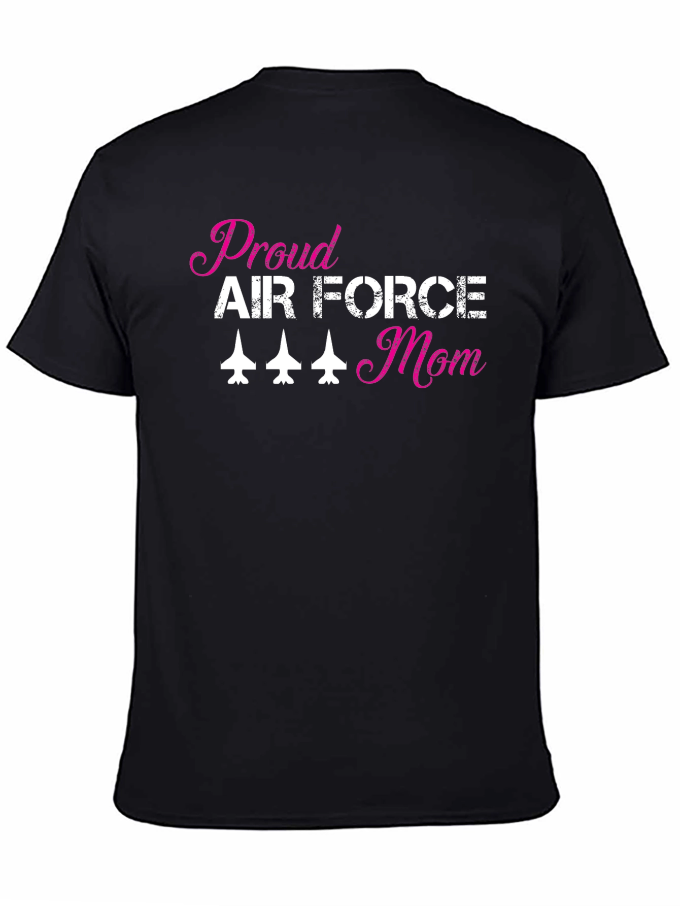 Proud Air Force Mom T-Shirt Black