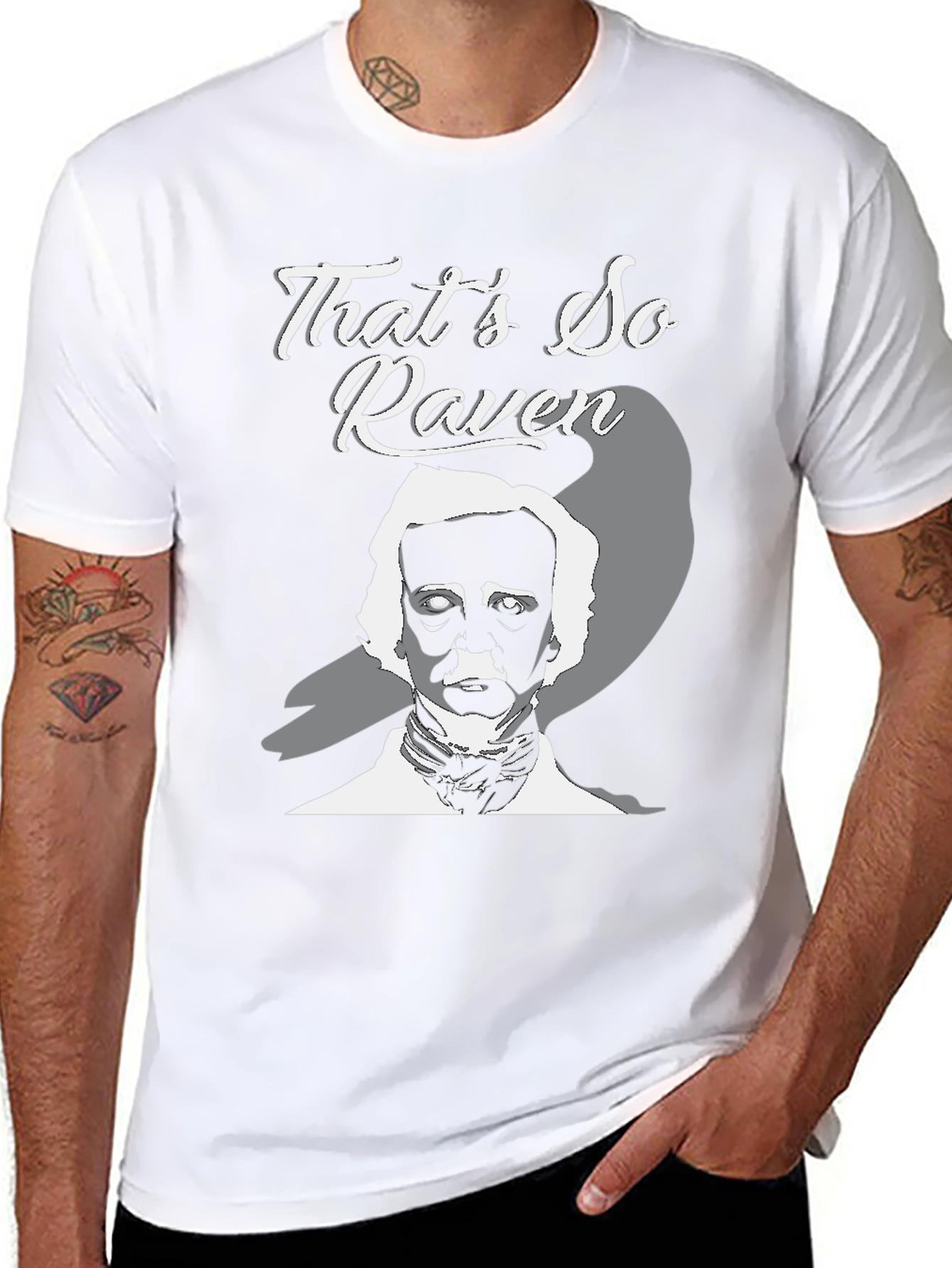 Thats So Raven Edgar Allan Poe Graphic Tee