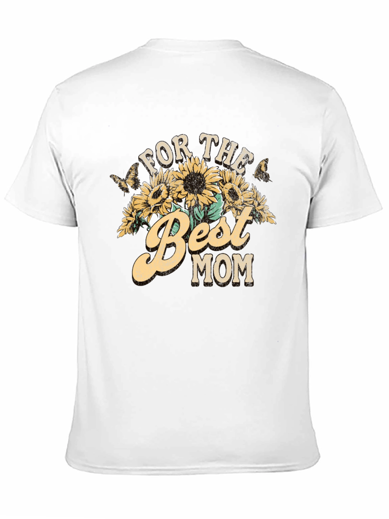 For the Best Mom Sunflower Graphic Tee