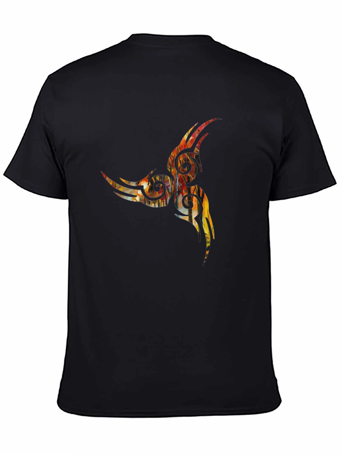 Tribal Art Black T-Shirt