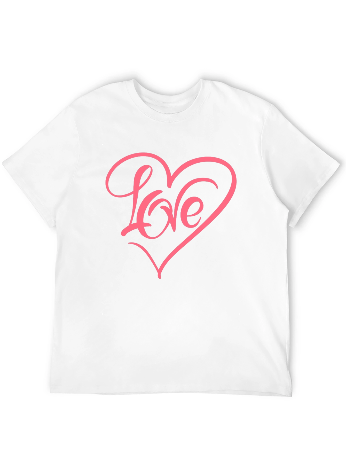 Love Heart Graphic Tee - Trendy Black T-Shirt