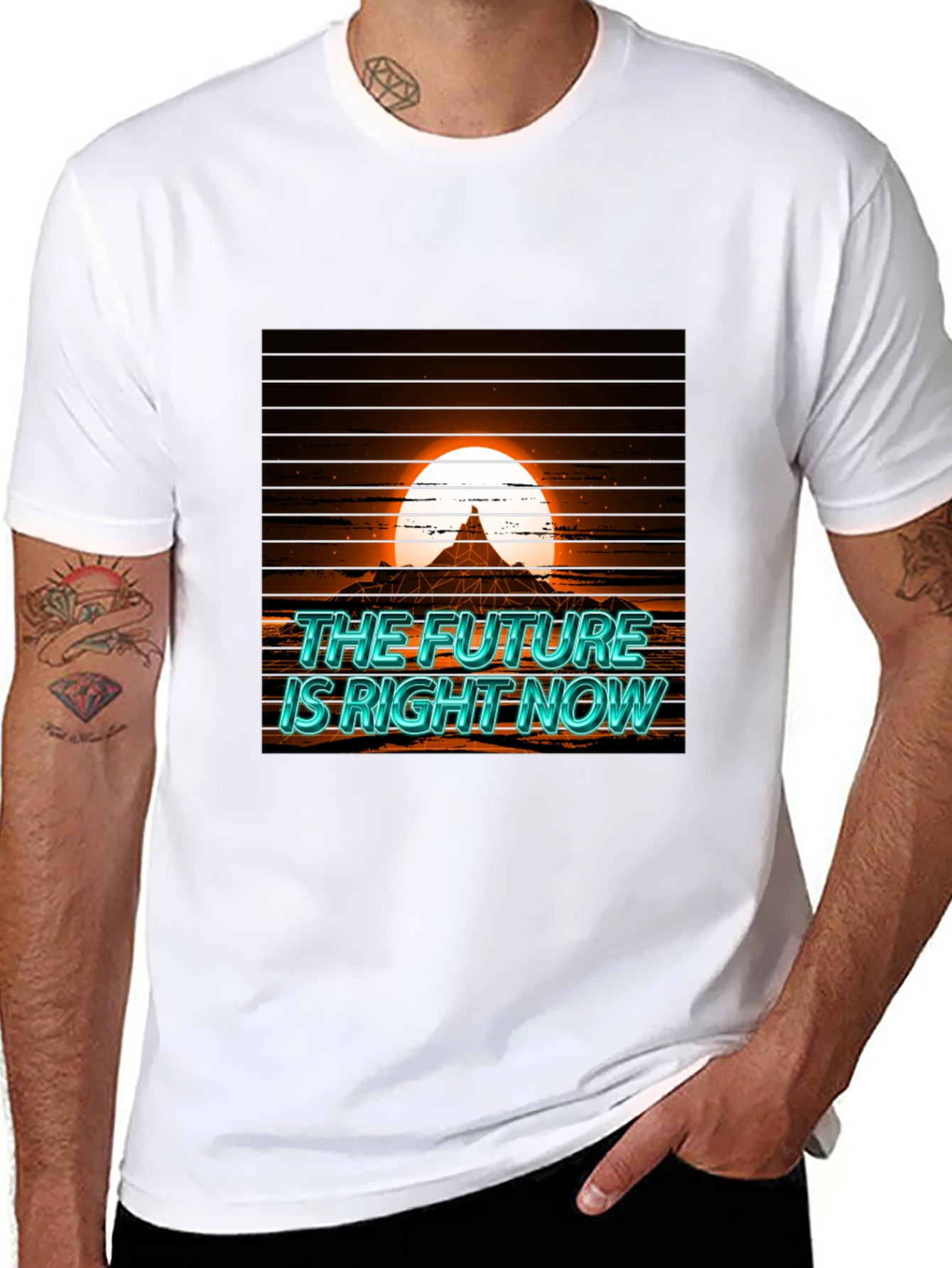 The Future is Right Now Graphic Tee