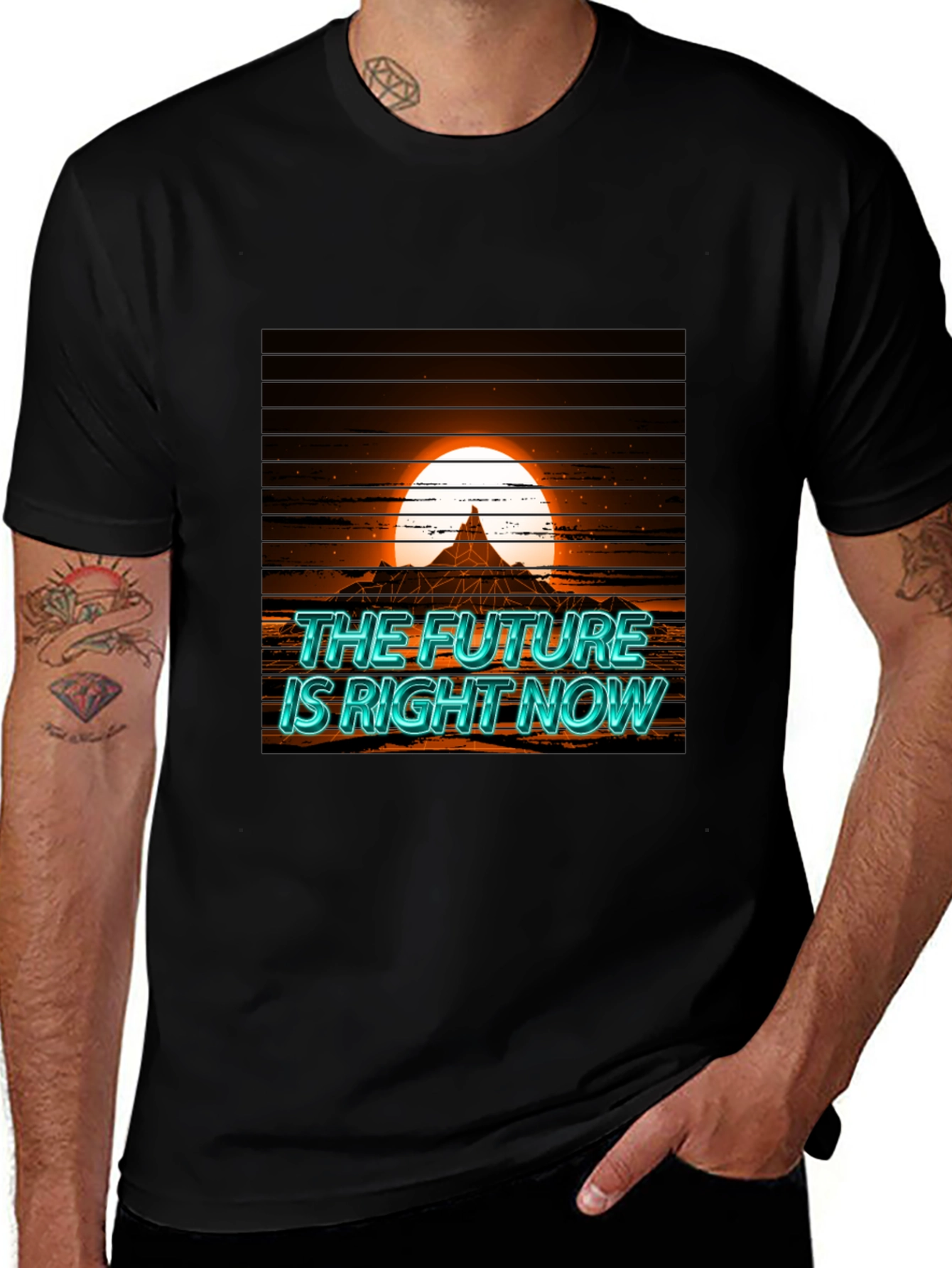 The Future is Right Now Graphic Tee