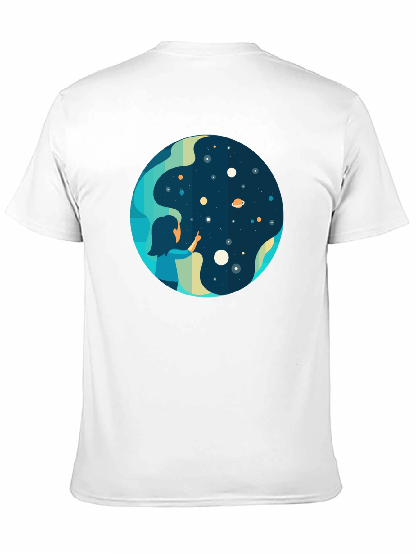 Cosmic Dreamer Black T-Shirt