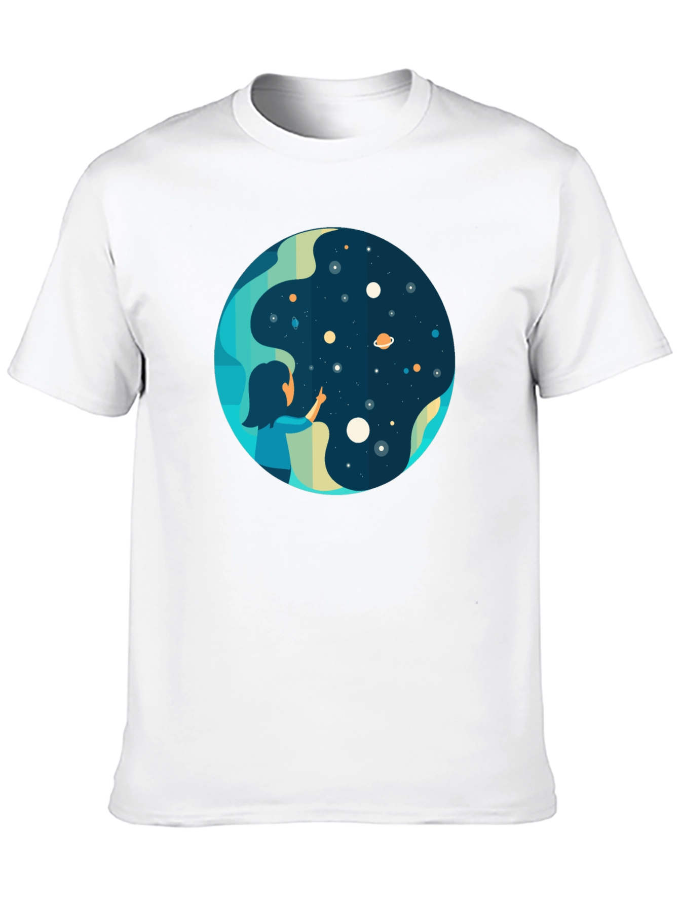 Cosmic Dreamer Black T-Shirt