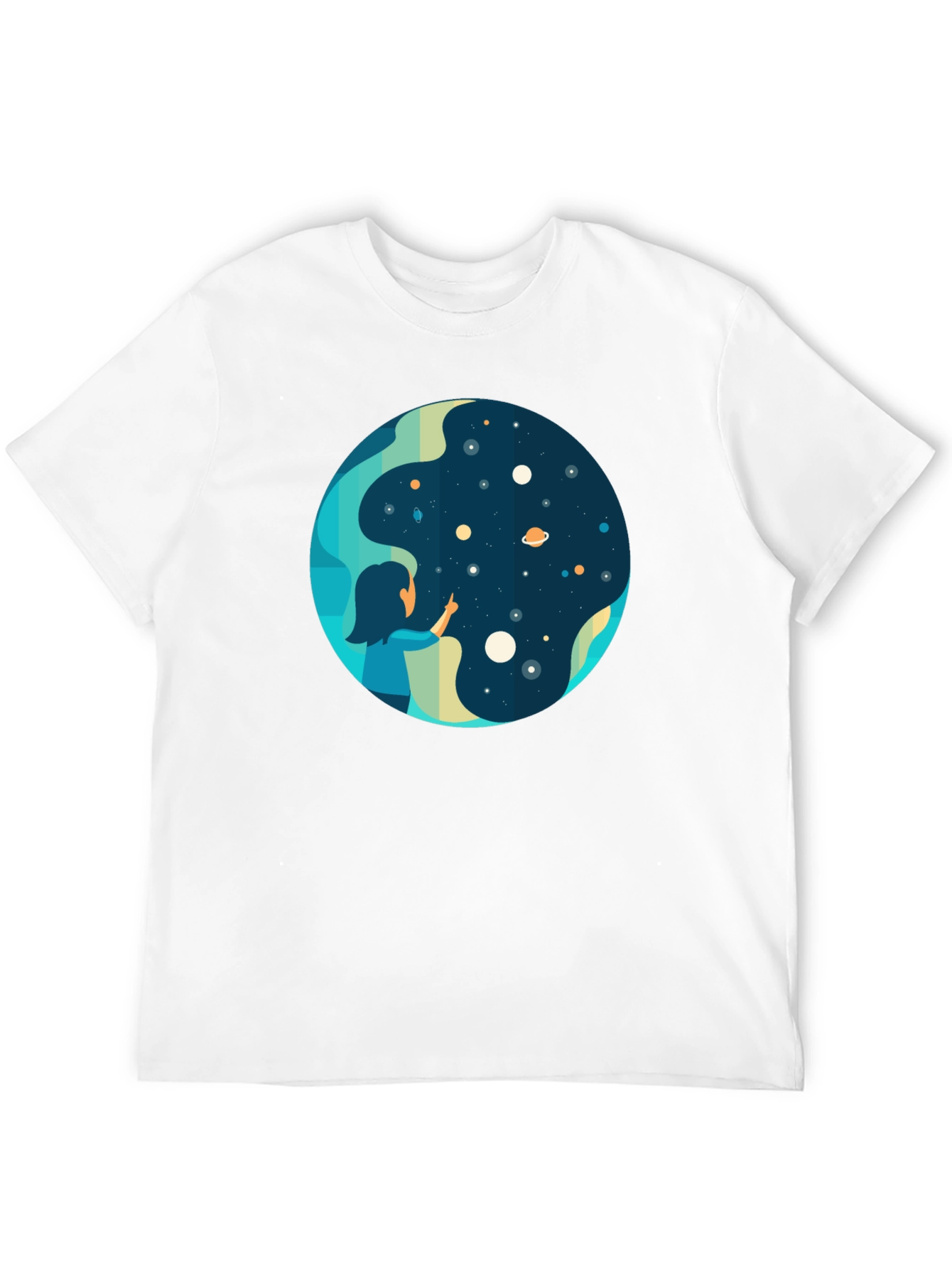 Cosmic Dreamer Black T-Shirt